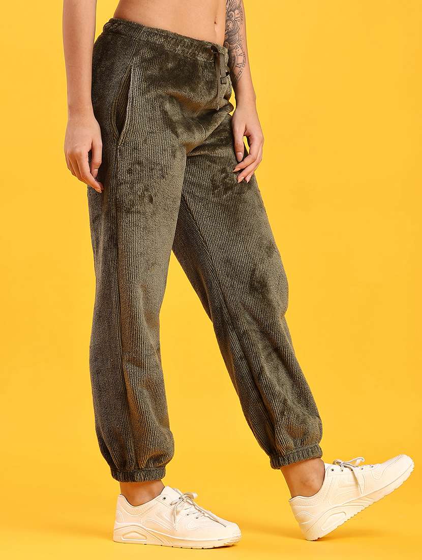 women solid mid rise jogger - 21973901 -  Standard Image - 2