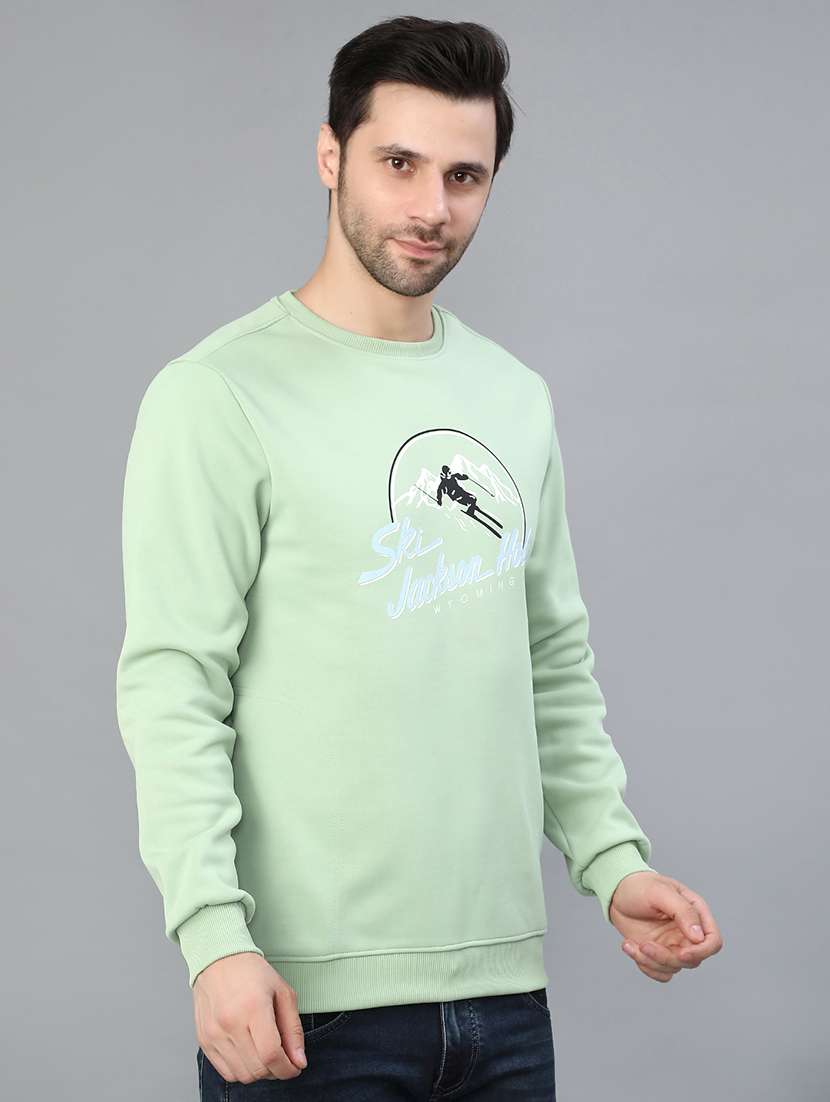 men printed long sleeve sweatshirt - 21974258 -  Standard Image - 2