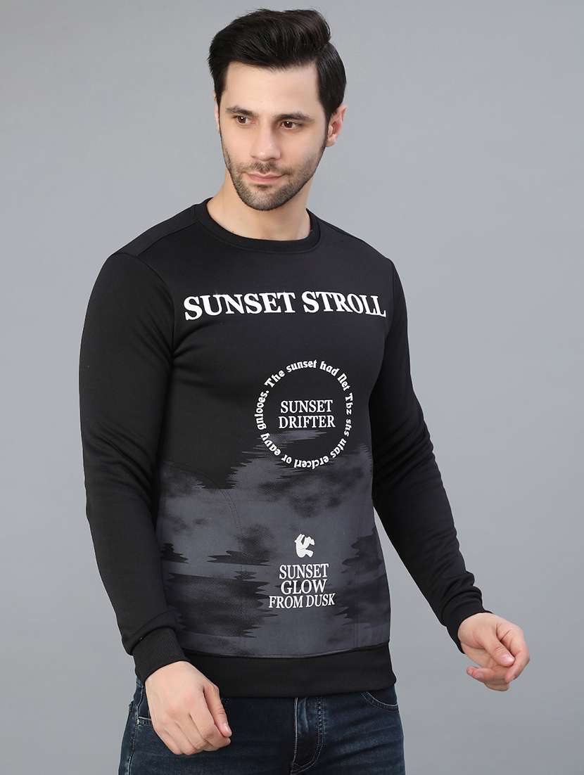 men printed long sleeve sweatshirt - 21974260 -  Standard Image - 2