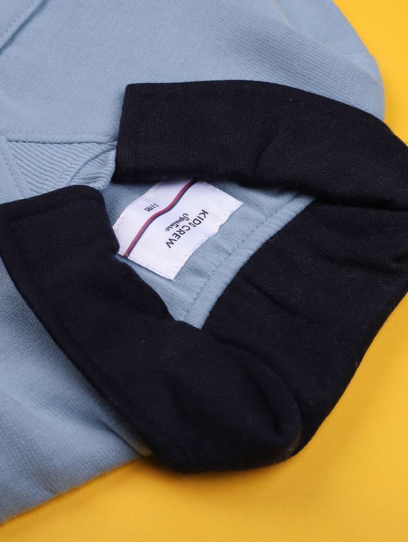 boys printed long sleeve polo neck sweatshirt - 21974544 -  Standard Image - 2