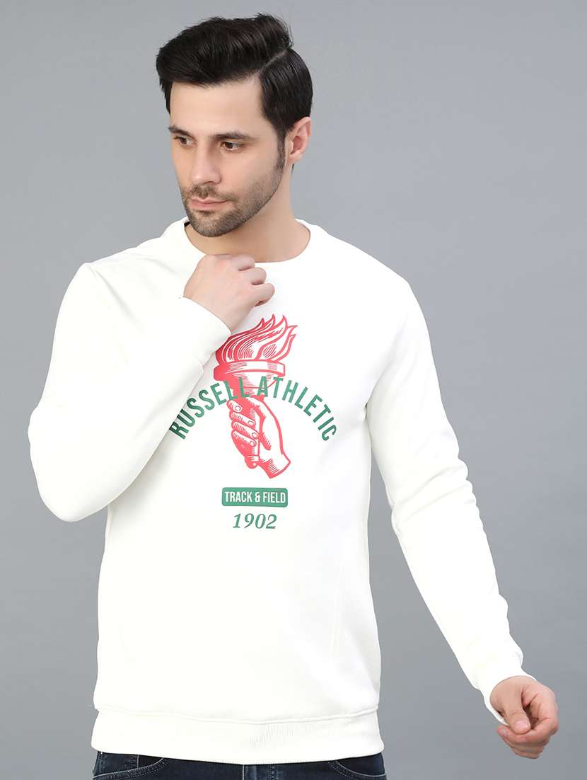 men printed long sleeve sweatshirt - 21974590 -  Standard Image - 2
