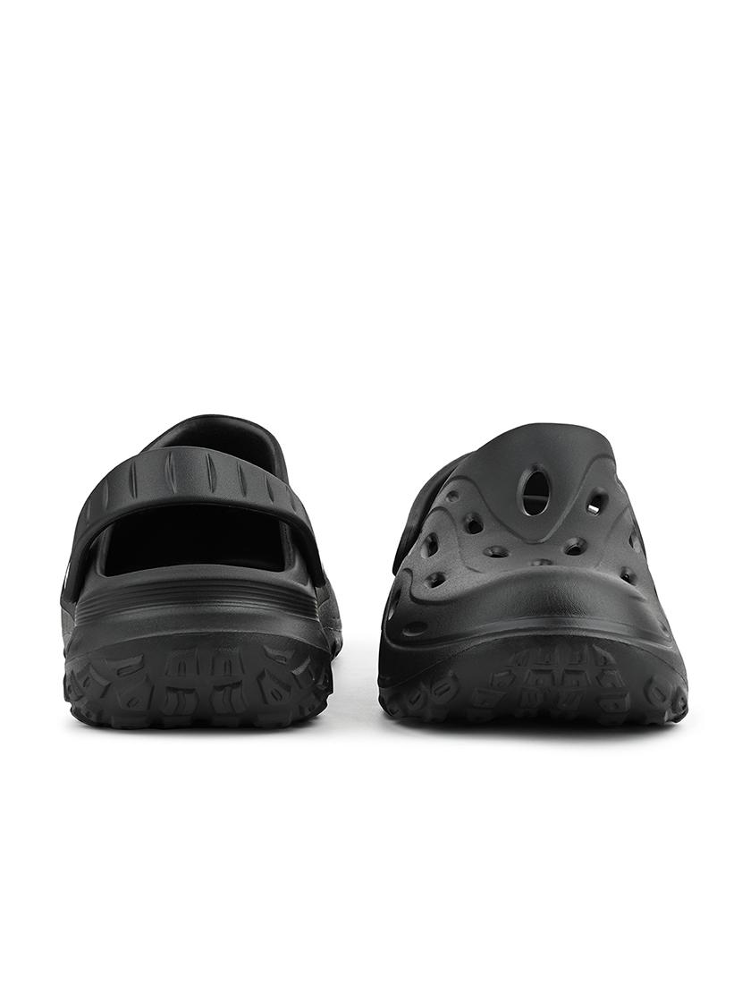 men black solid crocs - 21974848 - Standard Image - 2
