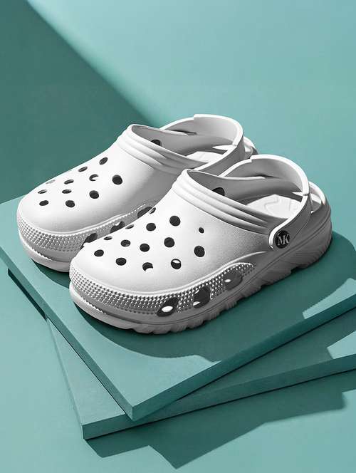 men grey solid crocs  - 21974858 -  Standard Image - 0