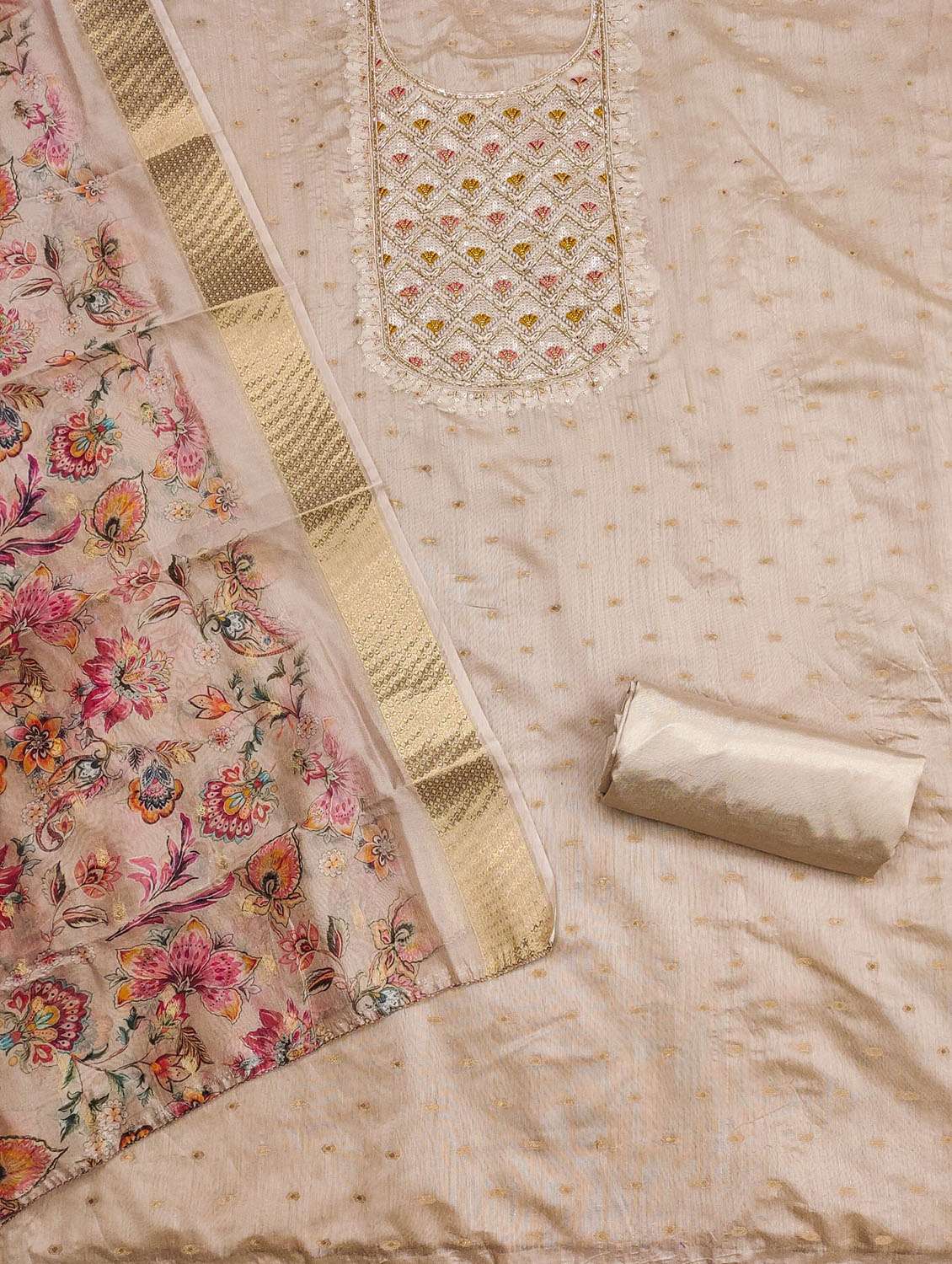 women self design embroidered unstitched suit set - 21974911 -  Standard Image - 2