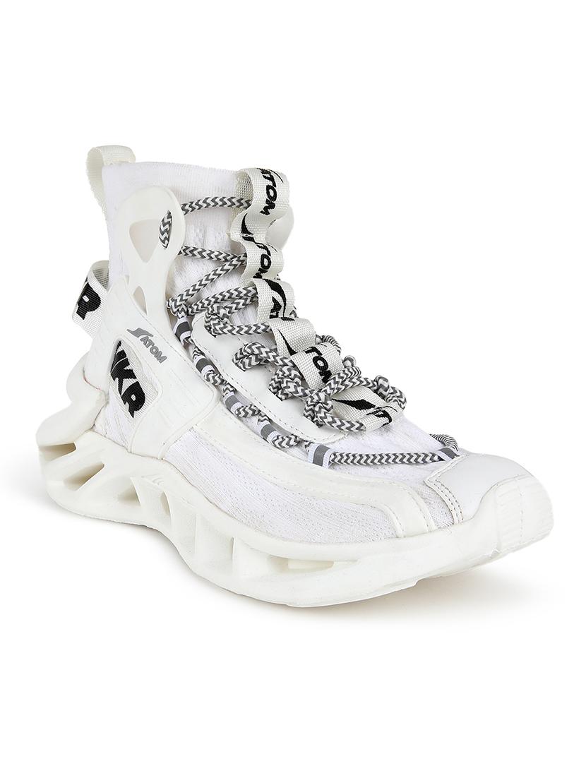 men white lace up sneaker - 21975347 -  Standard Image - 2