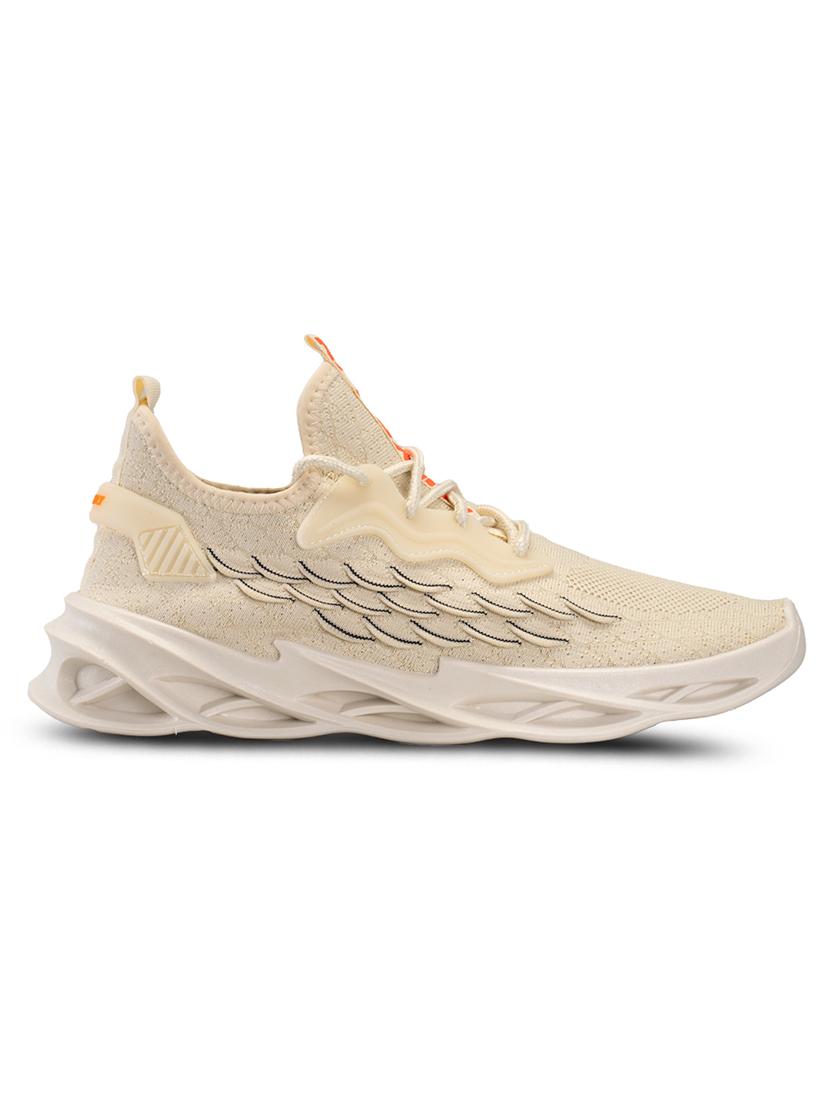 men beige lace up sneaker - 21975359 - Standard Image - 2