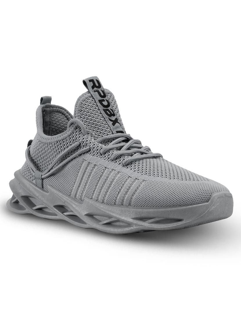 men grey lace up sneaker - 21975368 - Standard Image - 2