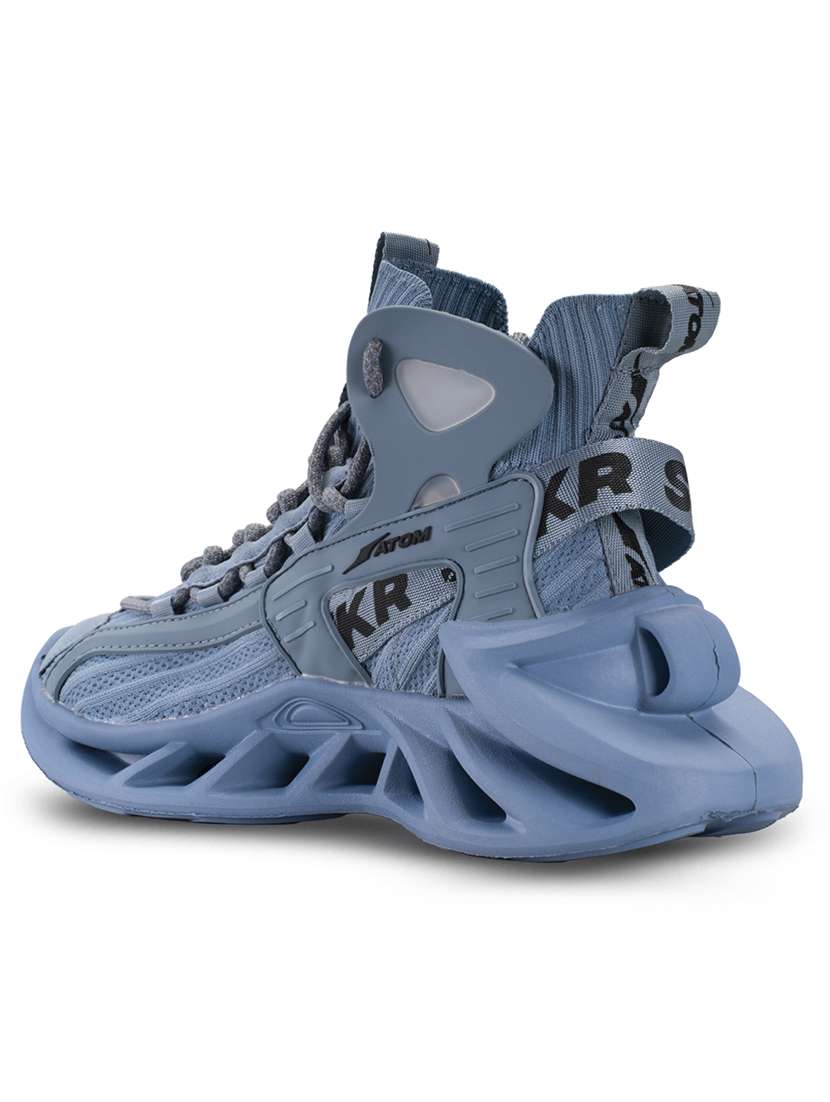 men blue lace up sneaker - 21975406 -  Standard Image - 2