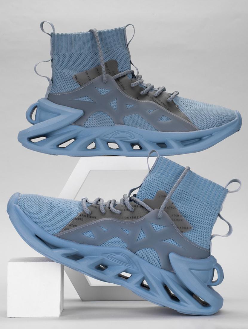 men blue lace up sneaker - 21975408 -  Zoom Image - 0