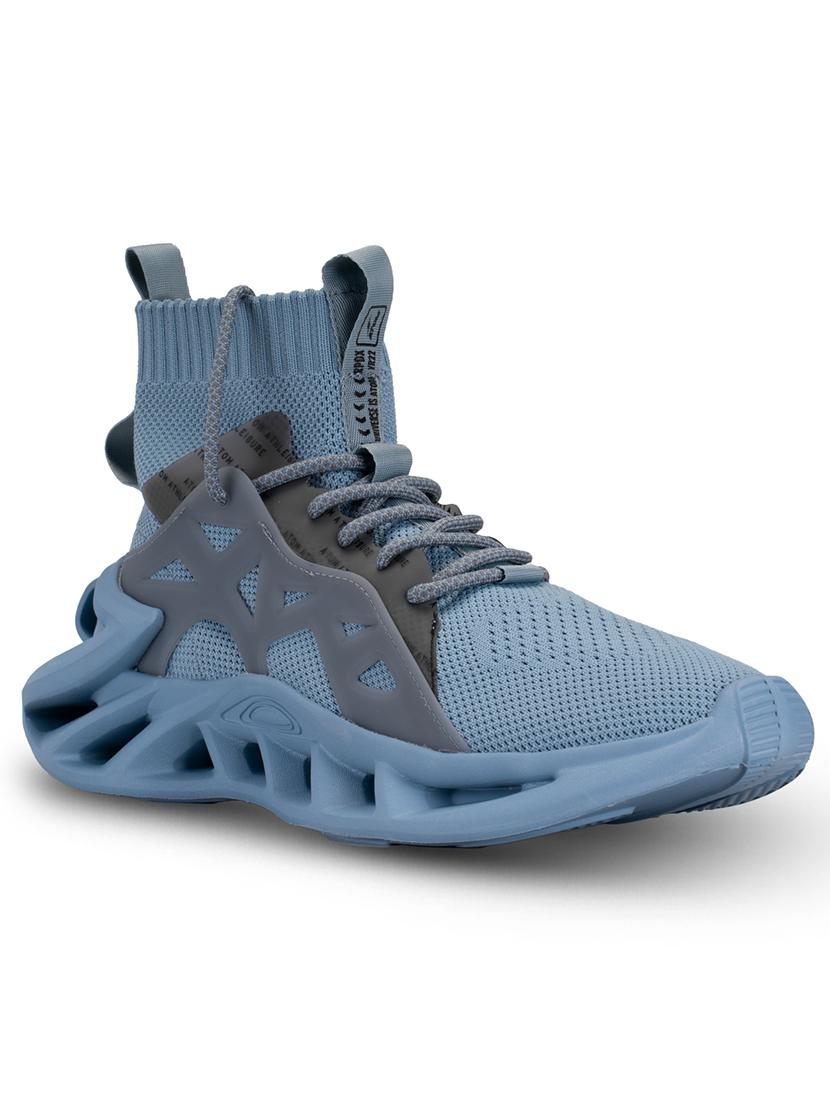 men blue lace up sneaker - 21975408 - Standard Image - 2