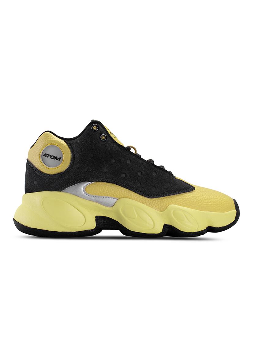 men yellow lace up sneaker - 21975461 - Standard Image - 2