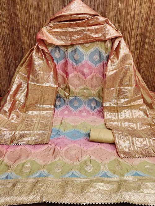 women self design unstitched suit set - 21975498 - Standard Image - 0