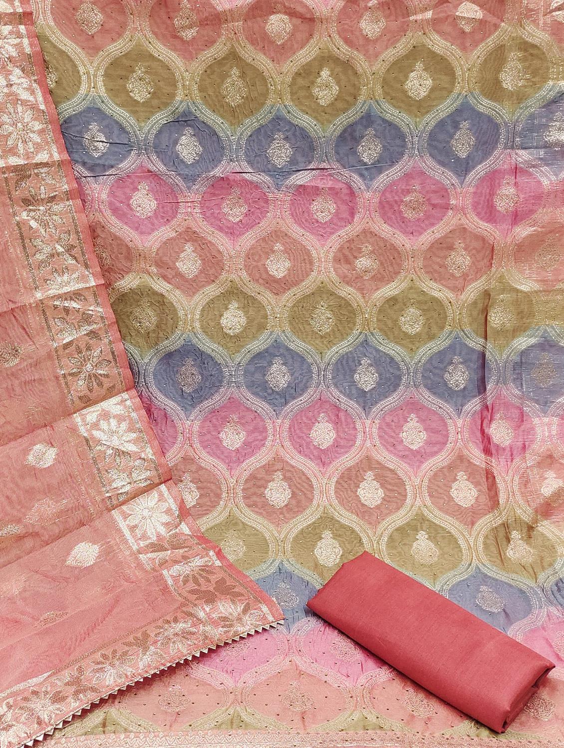 women self design unstitched suit set - 21975499 - Standard Image - 2