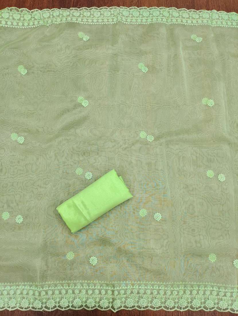 women solid with work embroidered unstitched suit set - 21975534 -  Standard Image - 2