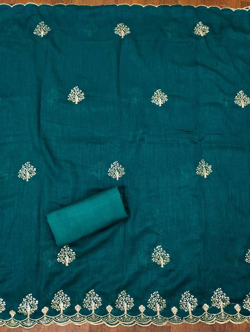 women solid with work embroidered unstitched suit set - 21975568 -  Standard Image - 2