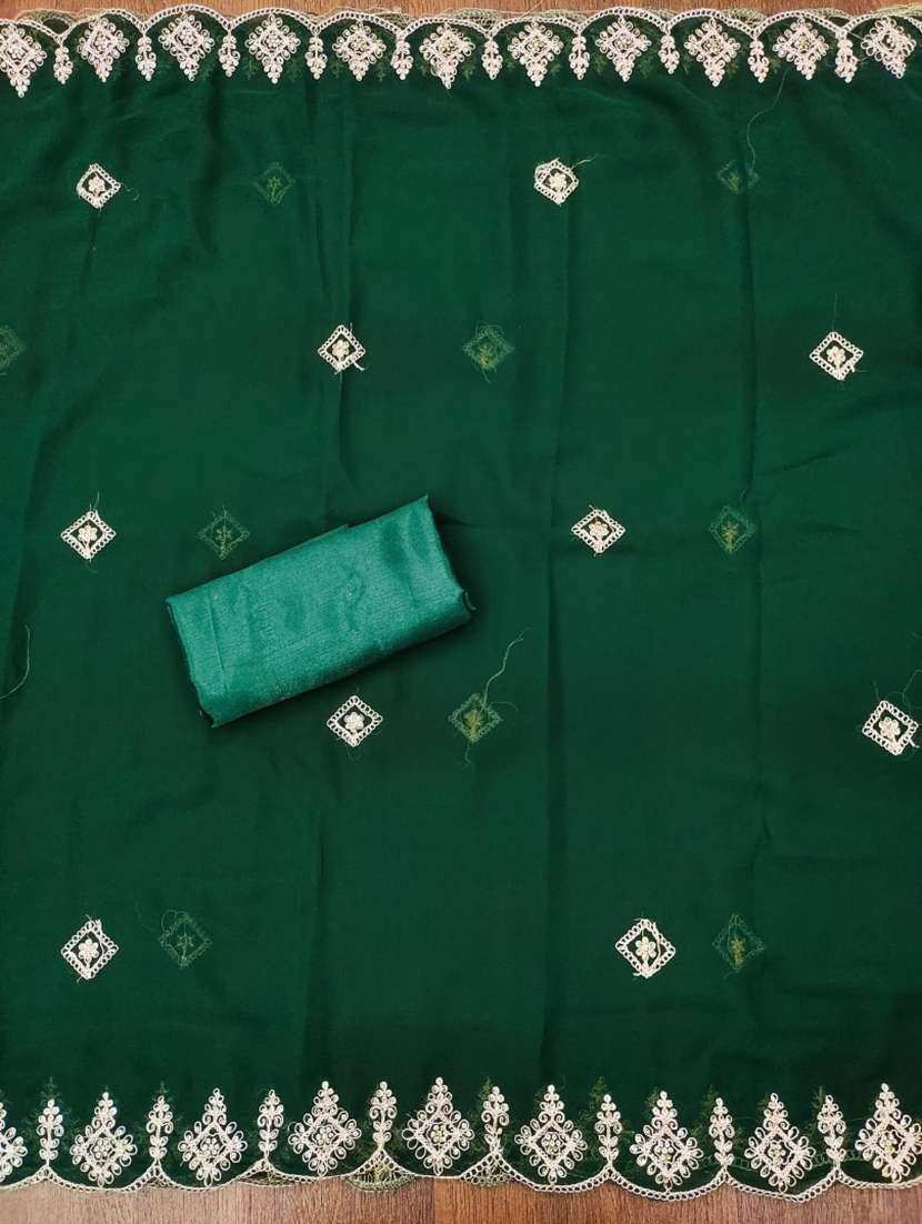 women solid with work embroidered unstitched suit set - 21975603 -  Standard Image - 2