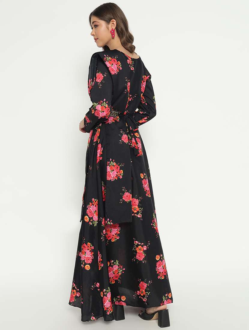 women floral printed long sleeve kurta dupatta set - 21975621 -  Standard Image - 2