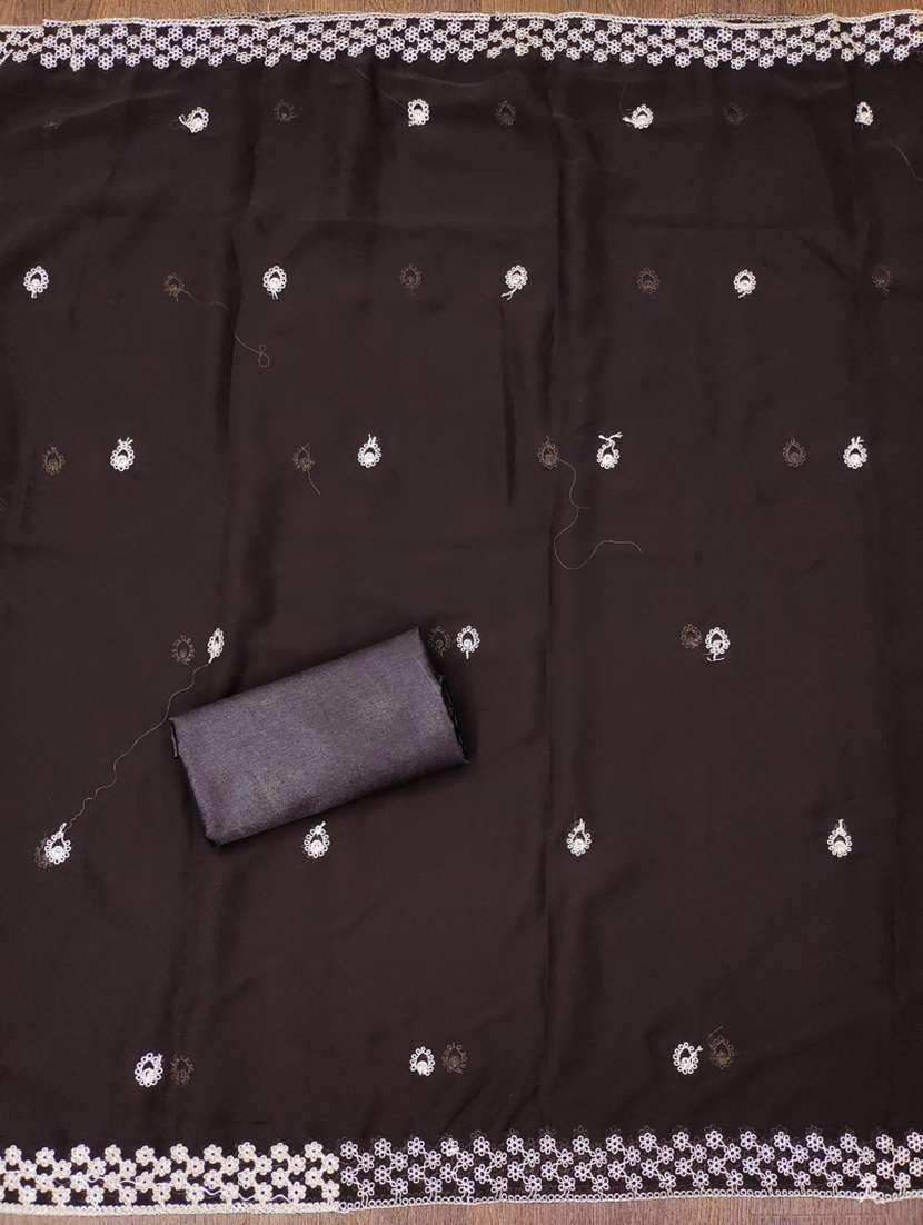 women solid with work embroidered unstitched suit set - 21975632 -  Standard Image - 2