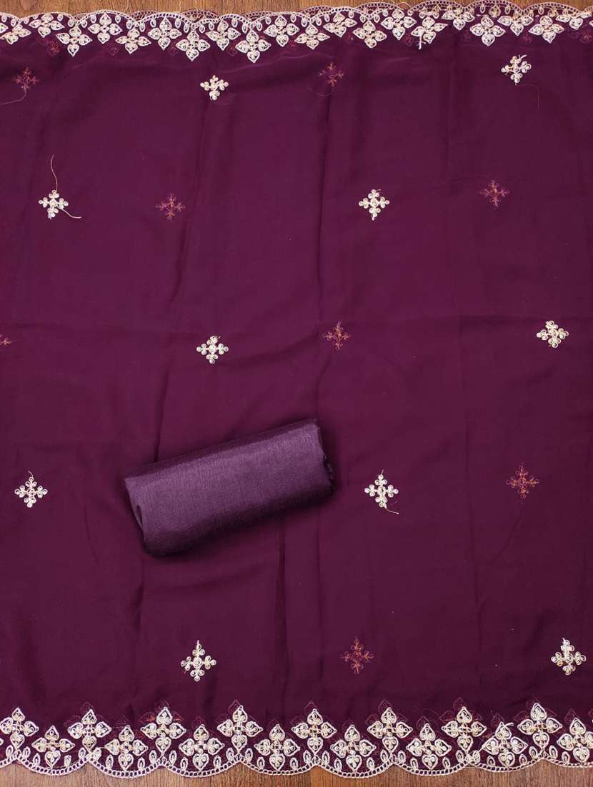 women solid with work embroidered unstitched suit set - 21975633 -  Standard Image - 2