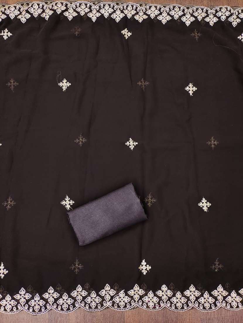 women solid with work embroidered unstitched suit set - 21975638 -  Standard Image - 2