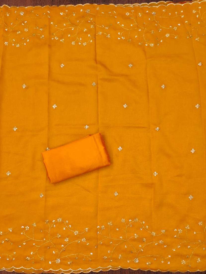 women solid with work embroidered unstitched suit set - 21975695 -  Standard Image - 2