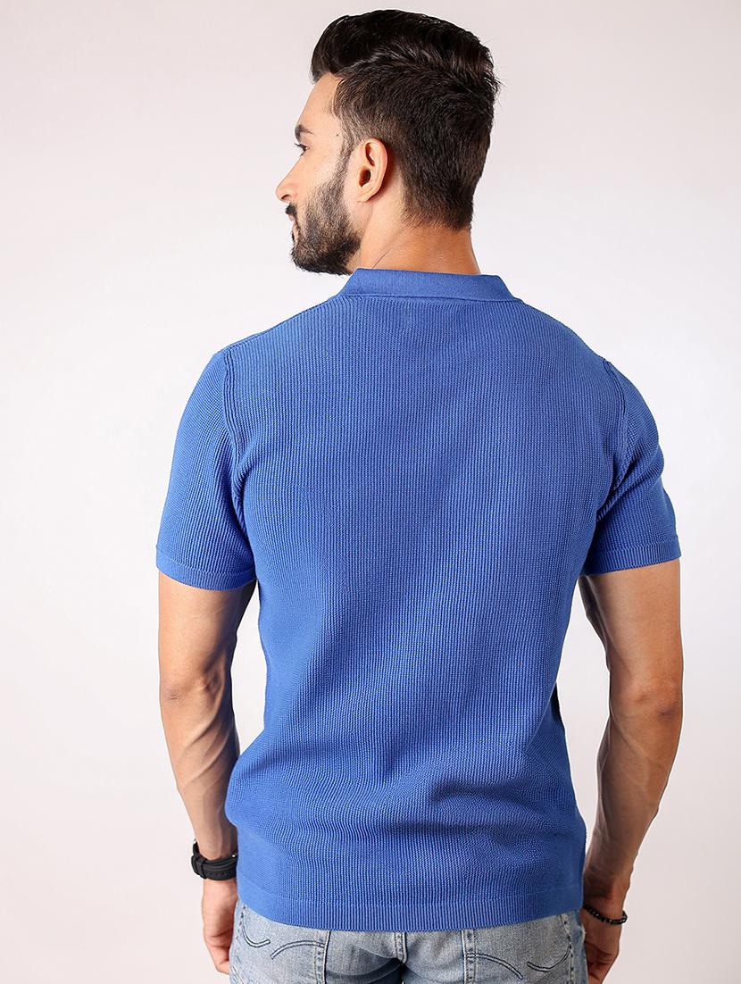 men solid short sleeve regular fit polo t-shirt - 21975735 - Standard Image - 2