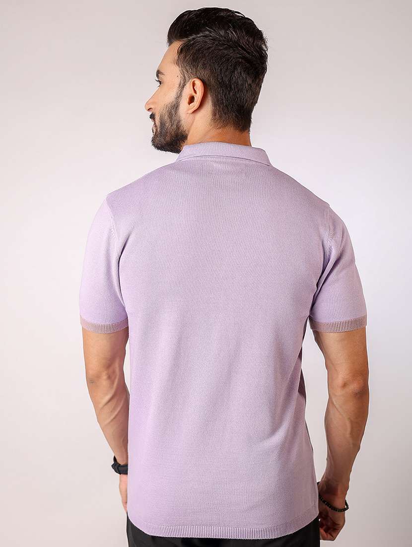 men solid short sleeve regular fit polo t-shirt - 21975739 -  Standard Image - 2