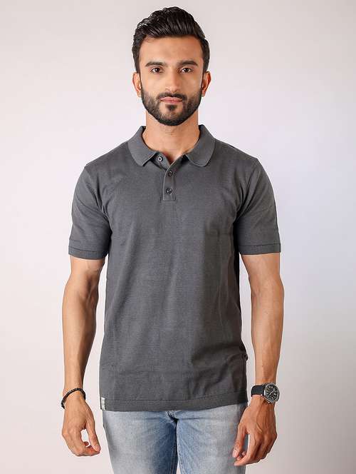 men solid short sleeve regular fit polo t-shirt - 21975748 -  Standard Image - 0