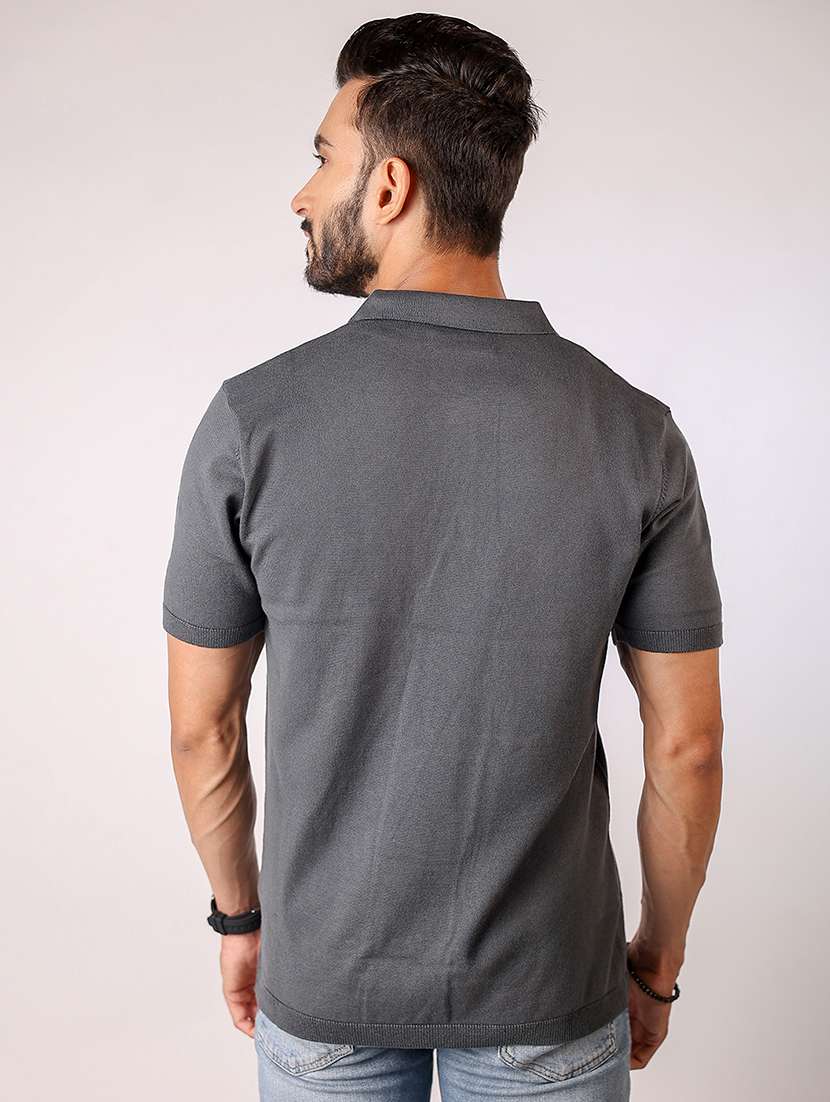men solid short sleeve regular fit polo t-shirt - 21975748 -  Standard Image - 2