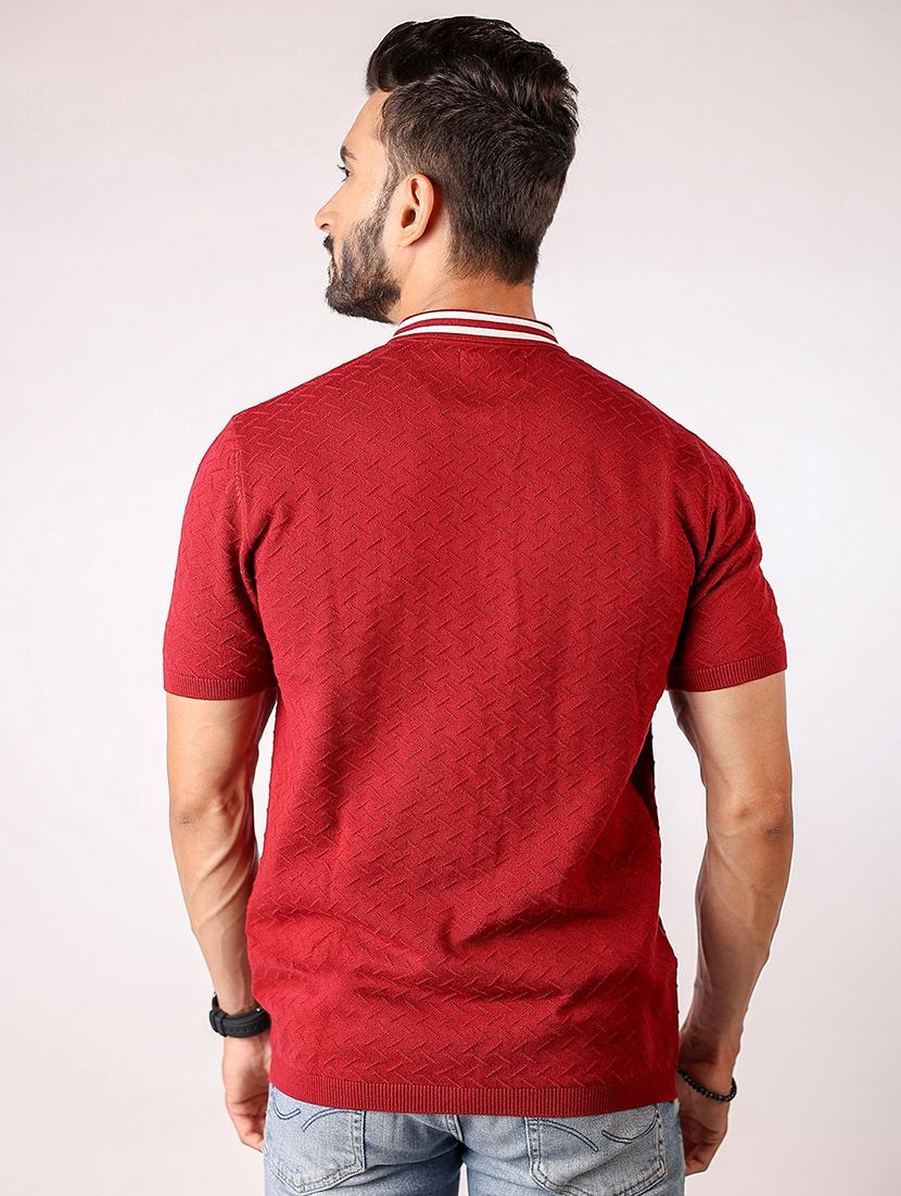 men self design short sleeve regular fit polo t-shirt - 21975752 - Standard Image - 2