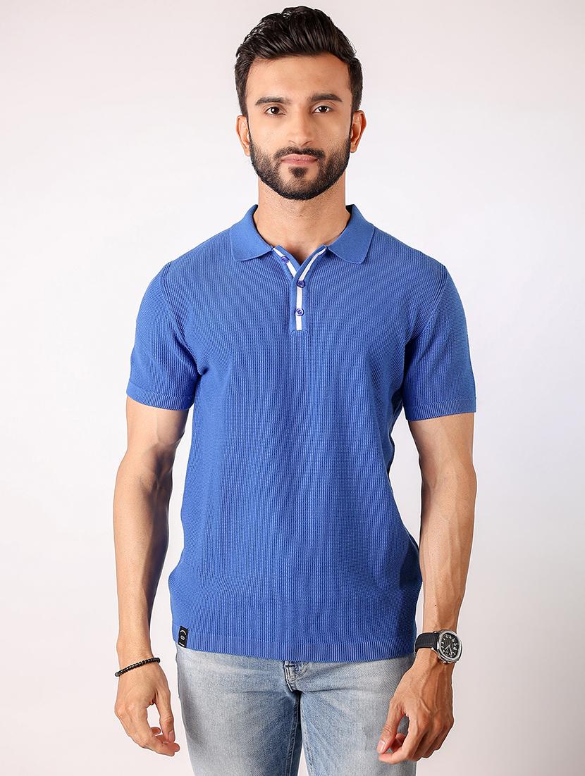 men solid short sleeve regular fit polo t-shirt - 21975764 - Zoom Image - 0