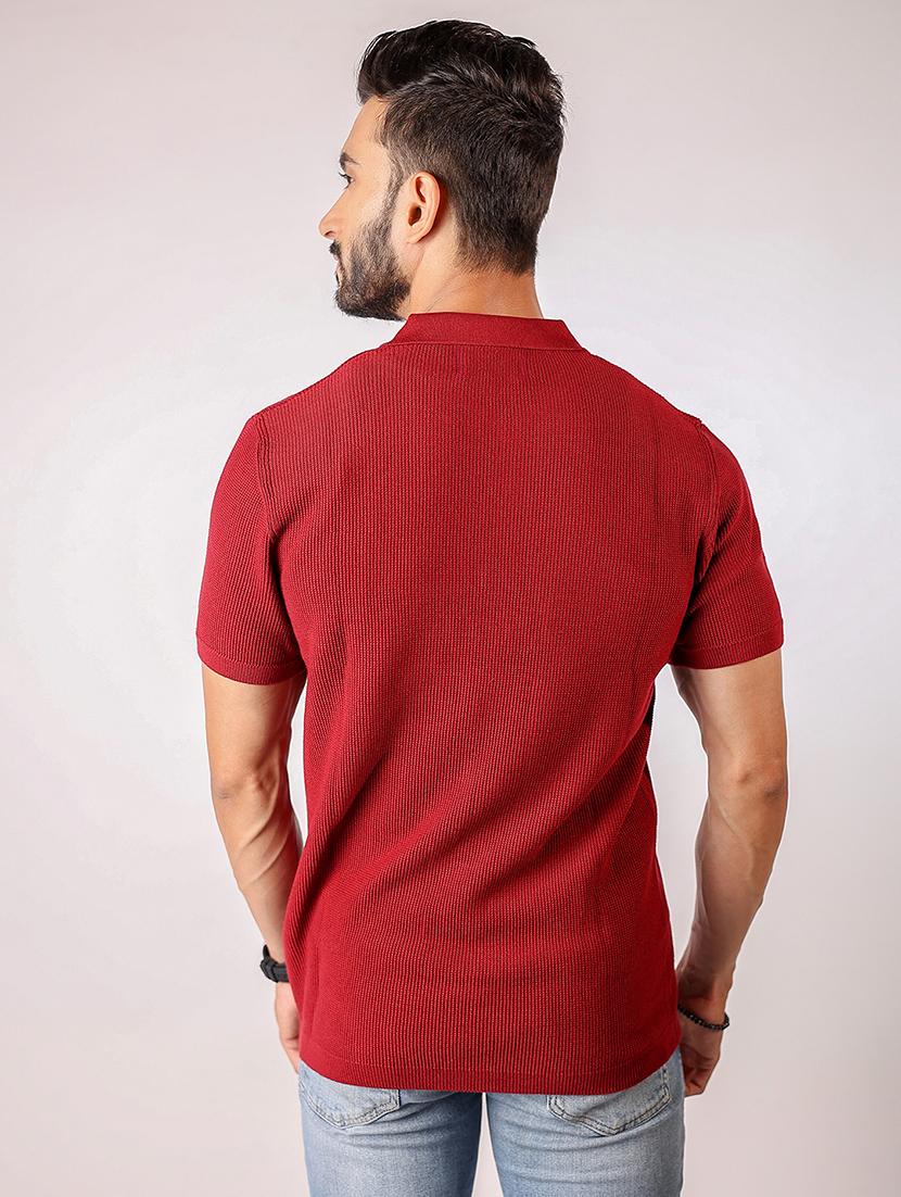 men solid short sleeve regular fit polo t-shirt - 21975765 - Standard Image - 2