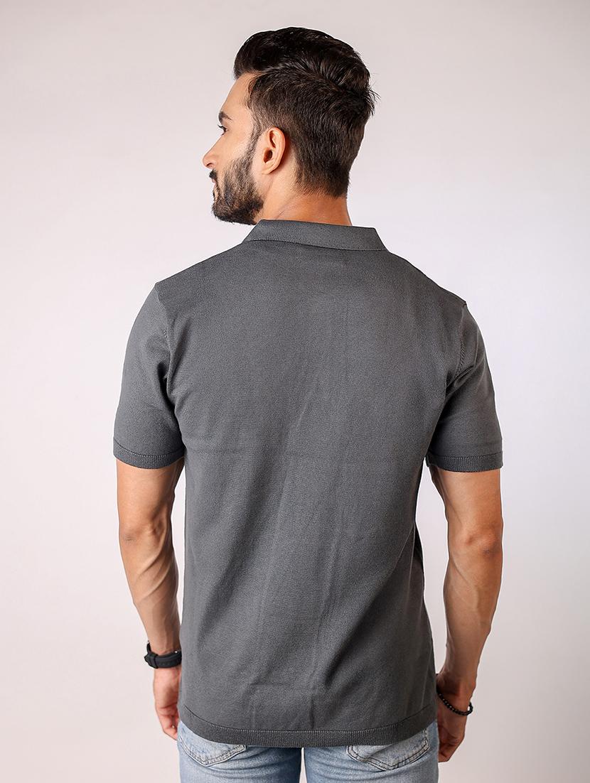 men solid short sleeve regular fit polo t-shirt - 21975777 - Standard Image - 2