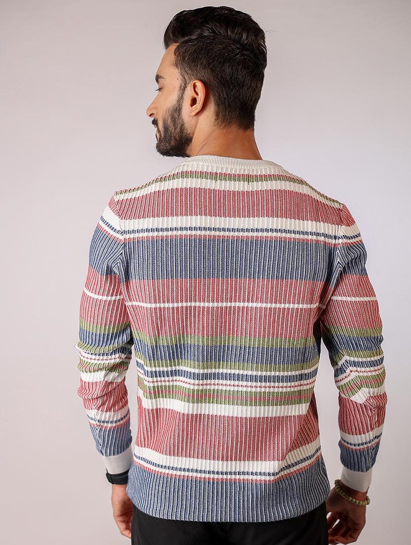 men striped long sleeve regular fit t- shirt - 21975779 - Standard Image - 2