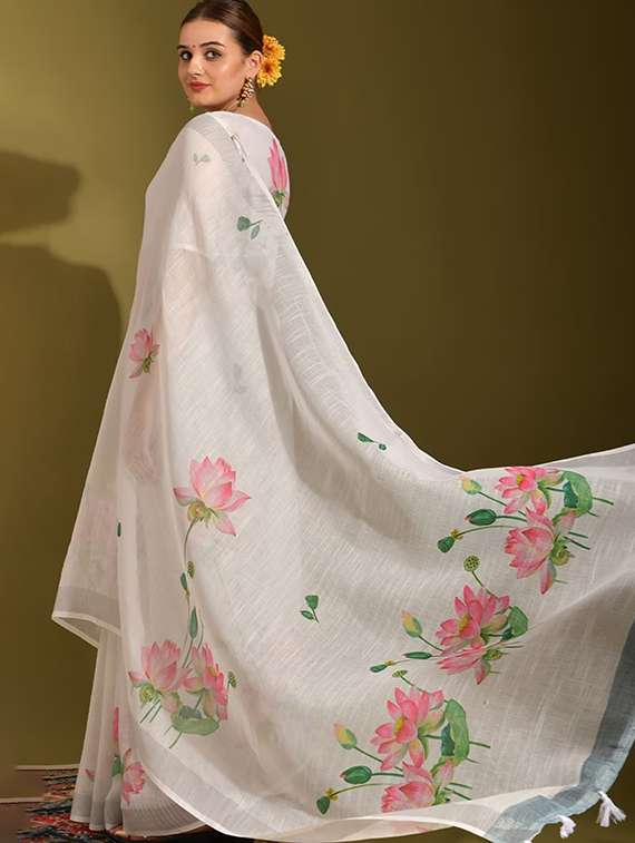 women printed casual wear saree with blouse - 21976148 -  Standard Image - 2