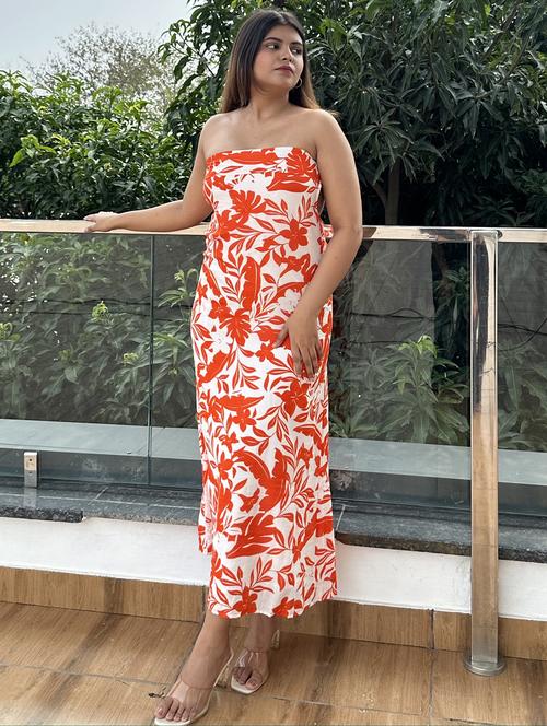 floral print sleeveless cotton maxi dress - 21976232 -  Standard Image - 0