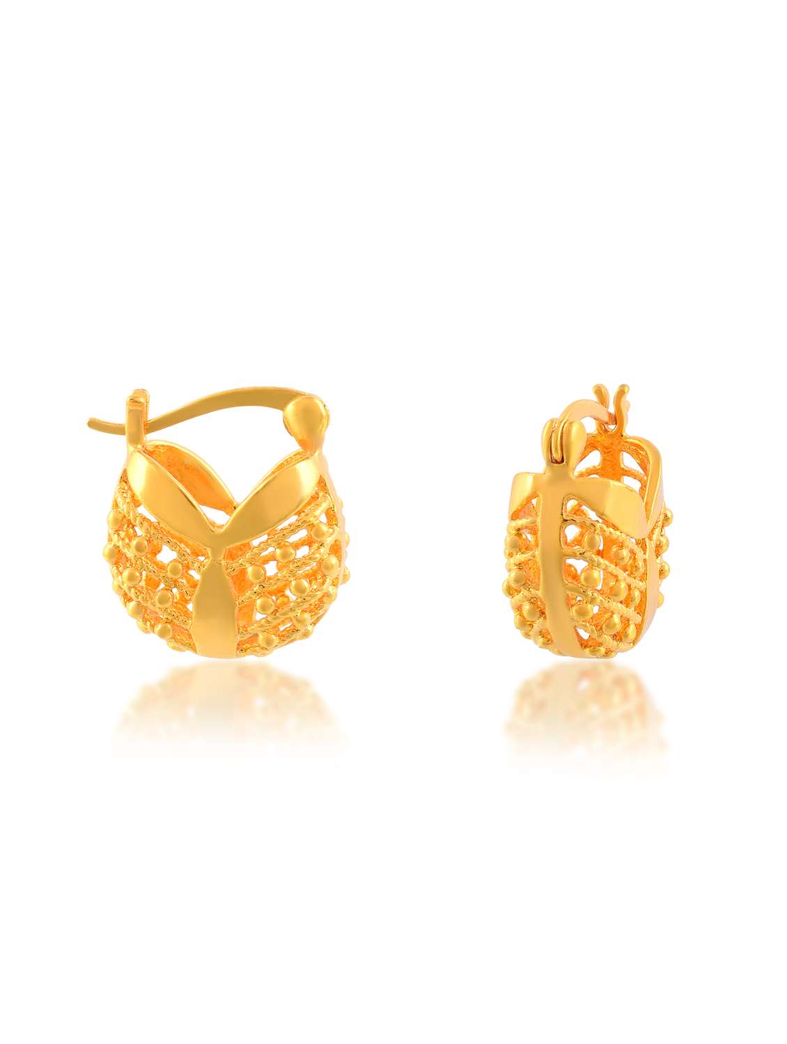Women Basket Shaoe Gold Plated Drop Earrings - 21976412 -  Standard Image - 2