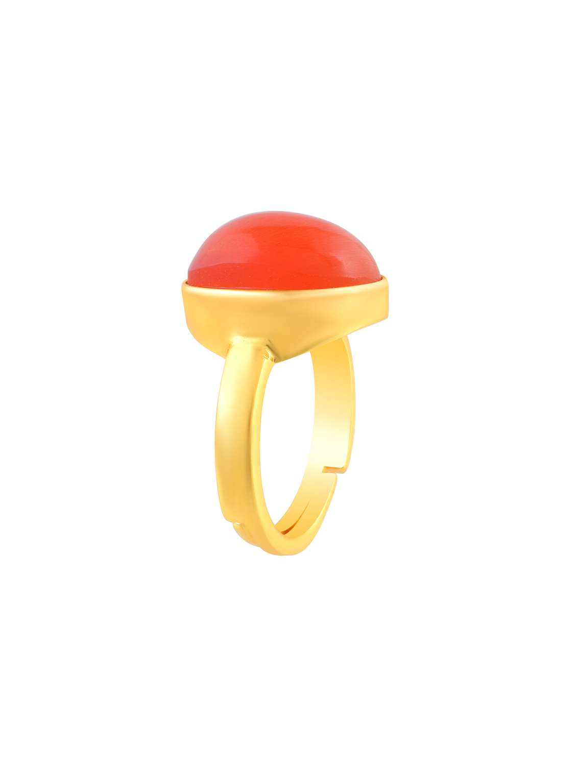 mne gold plated ring with stone - 21976548 -  Standard Image - 2