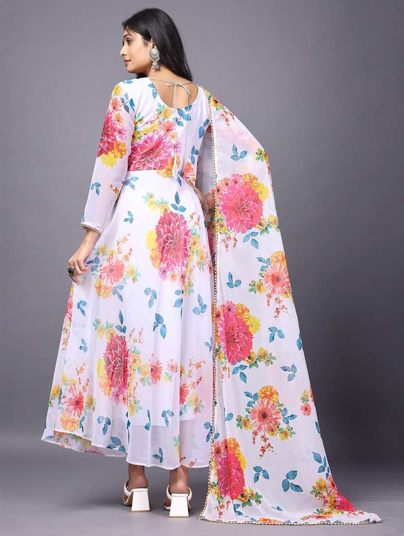 women floral printed long sleeve kurta dupatta set - 21976720 -  Standard Image - 2