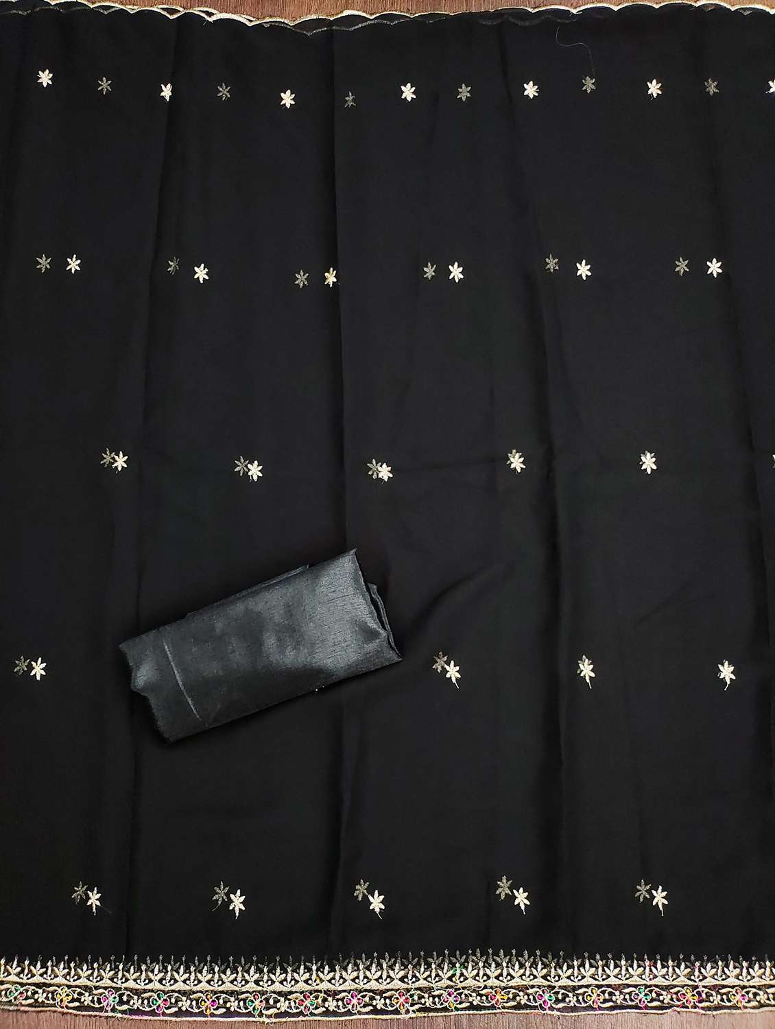 women solid with work embroidered unstitched suit set - 21976781 -  Standard Image - 2