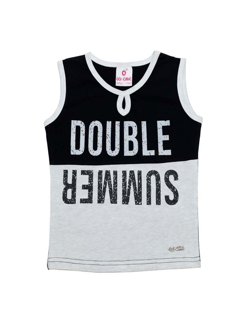 girls color blocked sleeveless tee - 21976926 -  Standard Image - 2