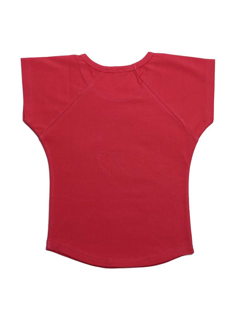 girls pink printed short sleeve tee - 21976938 -  Standard Image - 2