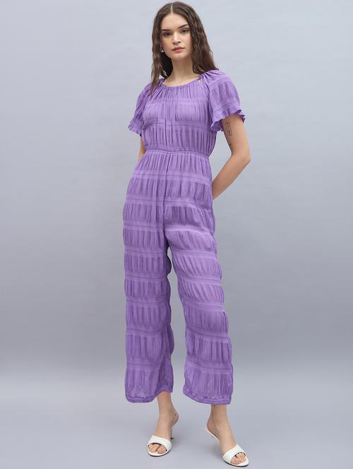 women lavender solid full length  jumpsuit - 21976949 -  Standard Image - 0