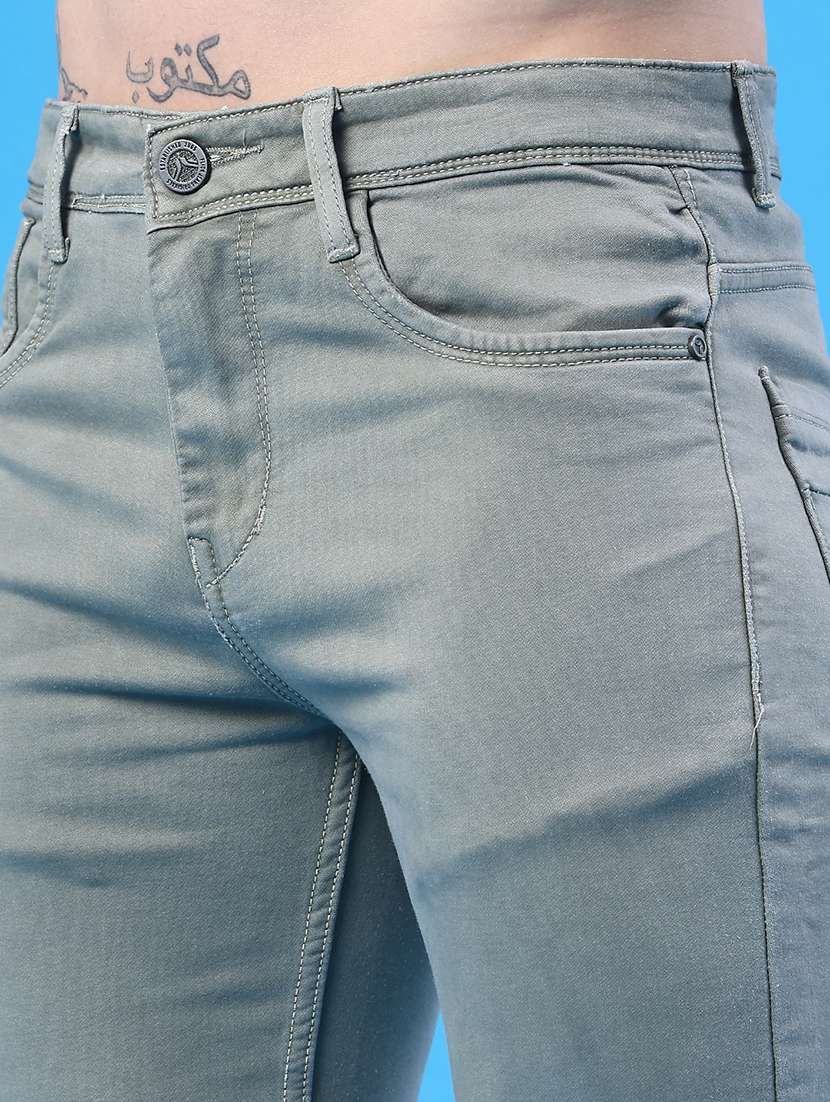 Men Grey Denim Jean - 21977017 -  Standard Image - 2