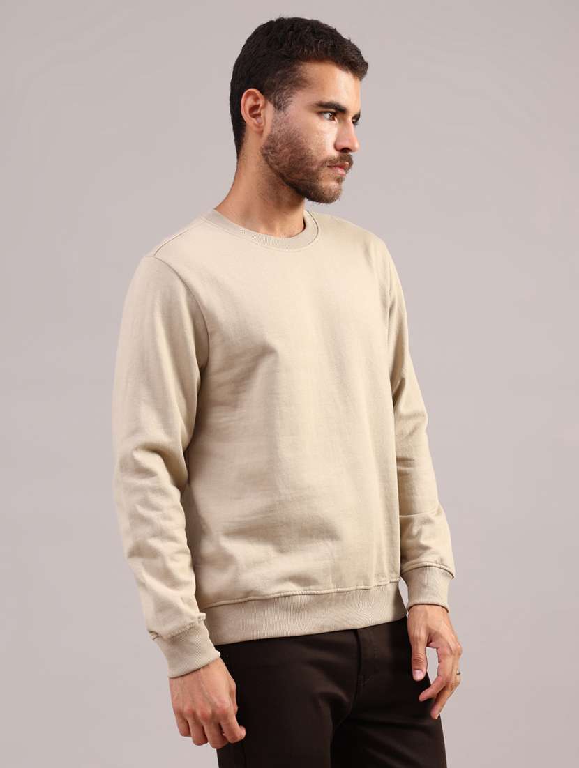 men solid long sleeve regular fit sweatshirt - 21977065 -  Standard Image - 2