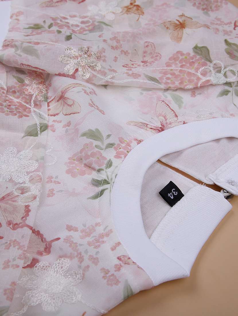 girls floral print long sleeve top - 21977156 -  Standard Image - 2