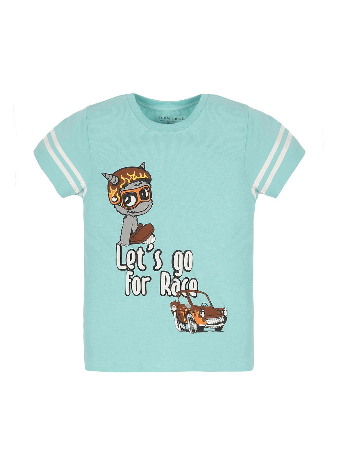 boys pack of 4 printed round neck t-shirt - 21977240 - Standard Image - 2