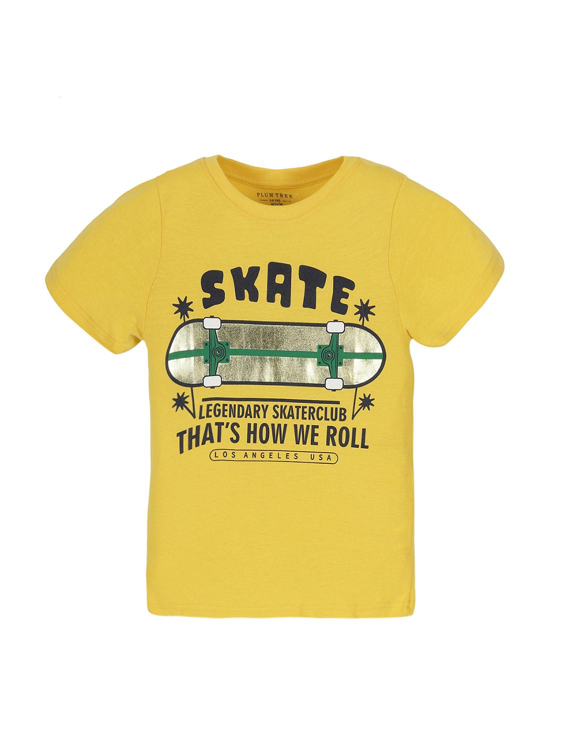 boys pack of 4 printed round neck t-shirt - 21977241 - Standard Image - 2