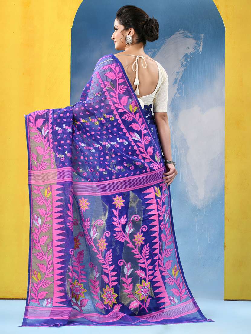 women self design jamdani saree - 21977338 -  Standard Image - 2