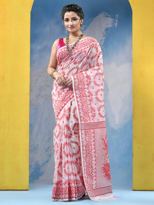 women self design jamdani saree - 21977350 - Standard Image - 0